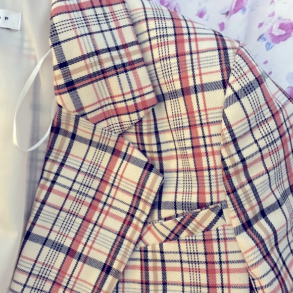 TOPSHOP Check Suit Blazer Size 4 - Picture 8 of 13